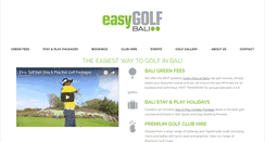 Desktop Screenshot of easygolfbali.com